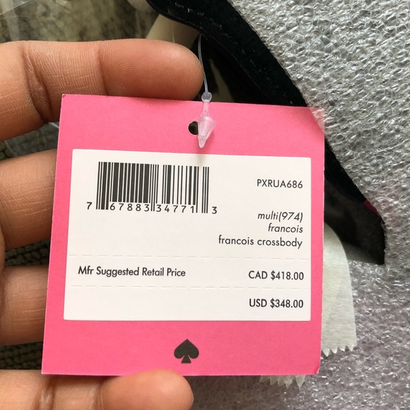 NWT Auth Kate Spade Francois Crossbody Bag Purse - Picture 5 of 5